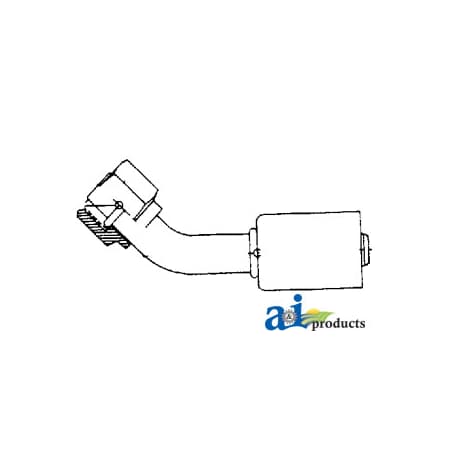 A & I Products 45 Female O-Ring Steel Beadlock Fitting 3.7 x1.7 x0.7 A-461-3328